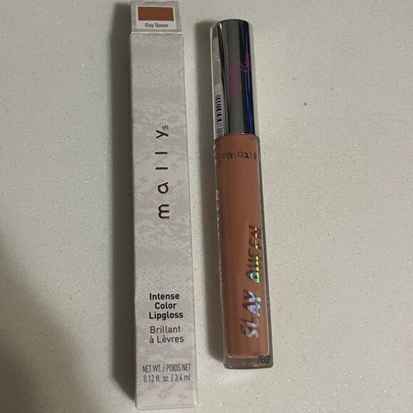 NWB 🤎 Mally Beauty Makeup Intense Color Brown Shiny Lip Gloss in Slay Queen NWB - Picture 5 of 5
